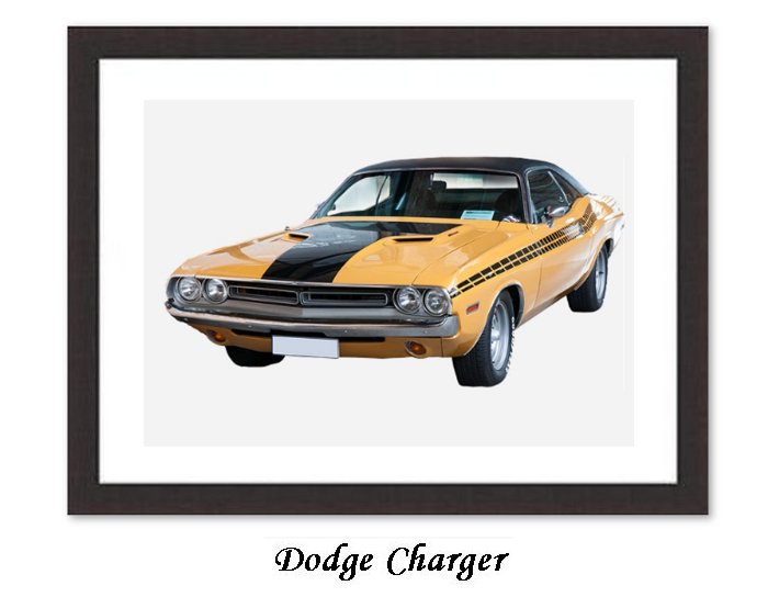 Dodge Charger Framed Print